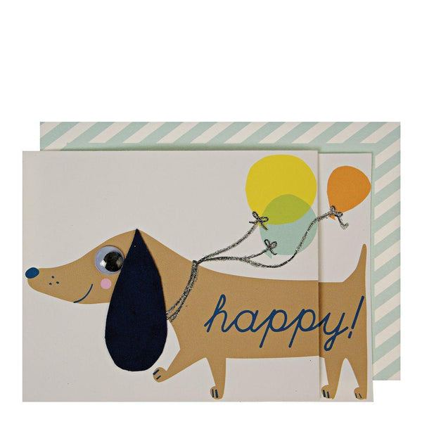 Sausage Dog Concertina Card