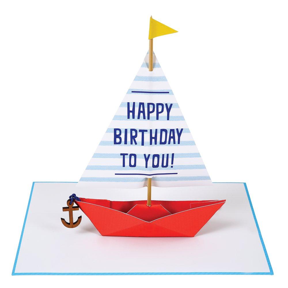 Sailing Boat Stand-Up Card