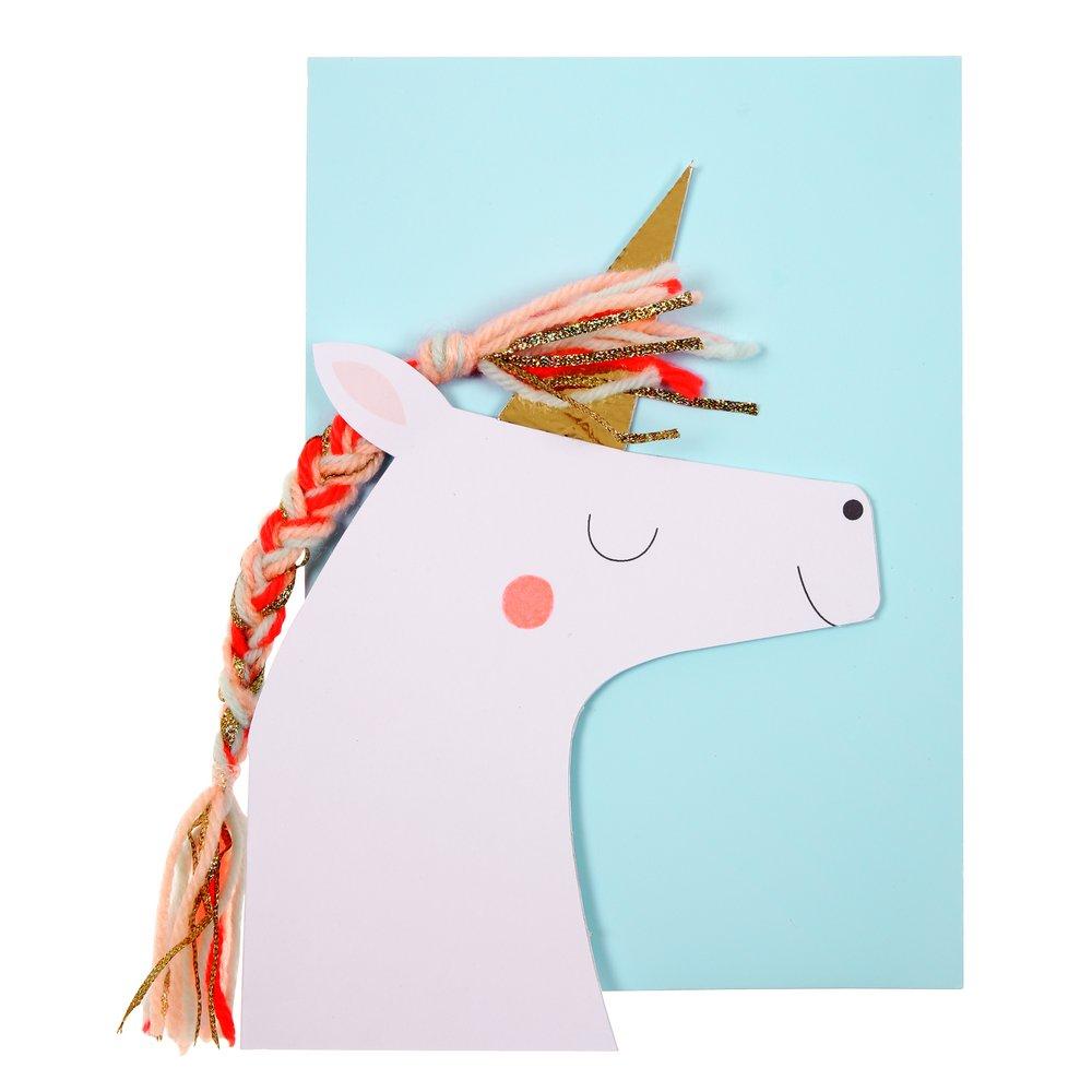 Unicorn Stand-Up Card