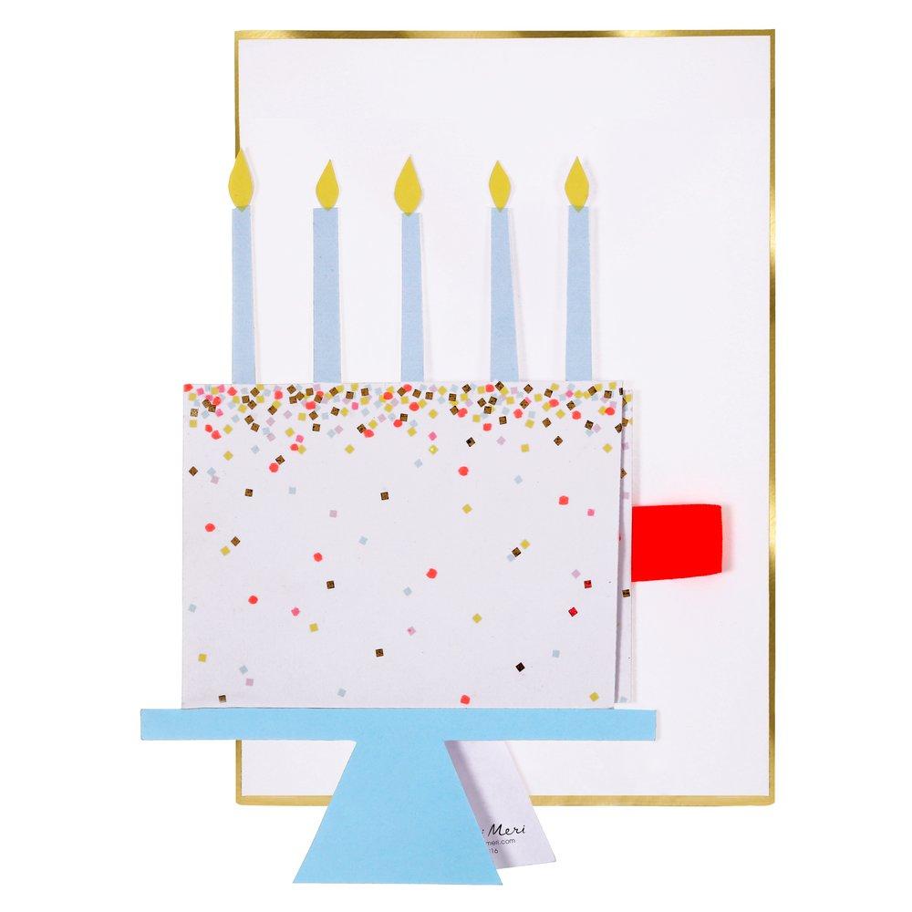 Cake Slice Stand-Up Card