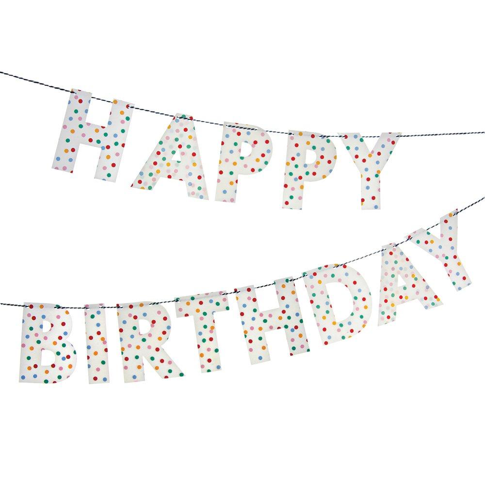 Spotty Birthday Garland