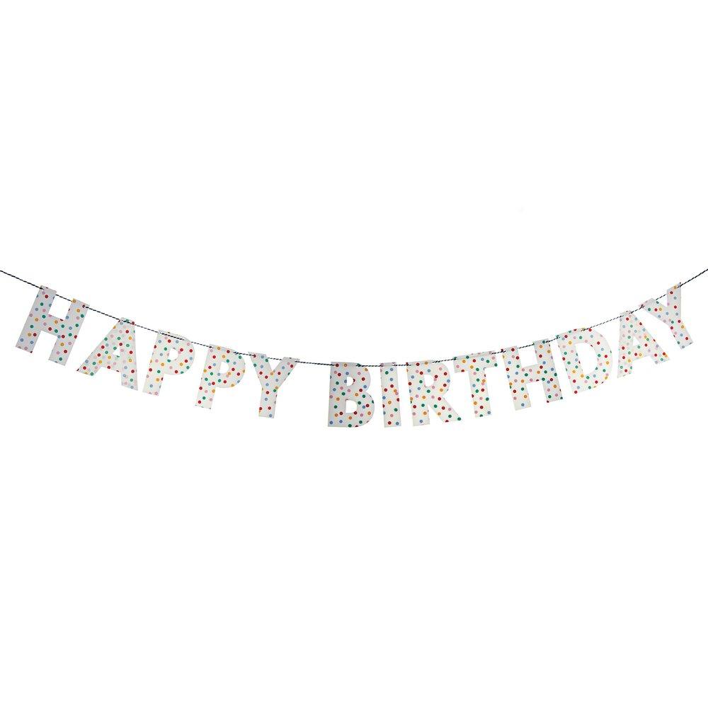 Spotty Birthday Garland