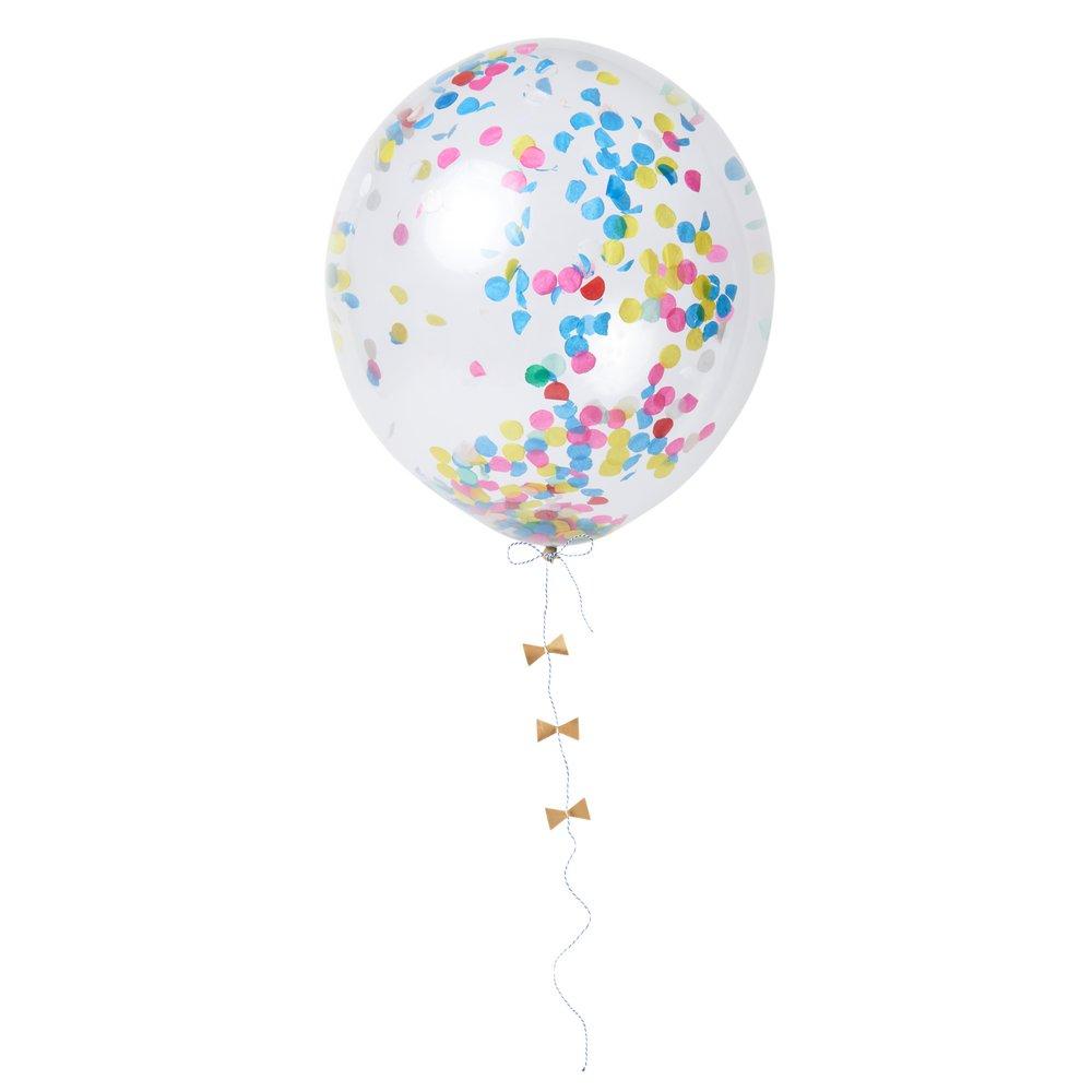 Bright Confetti Balloon Kit (set of 8)