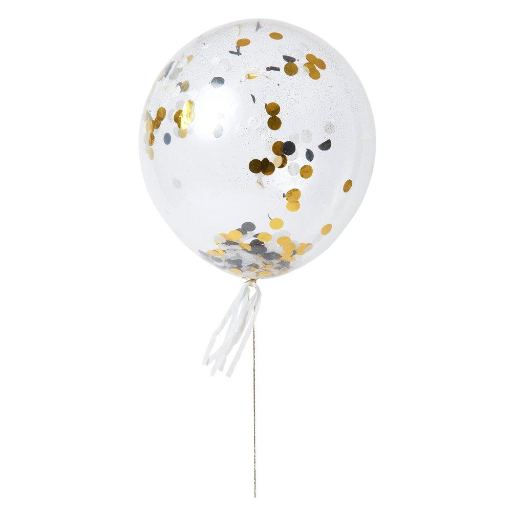 Metallic Confetti Balloon Kit (set of 8)