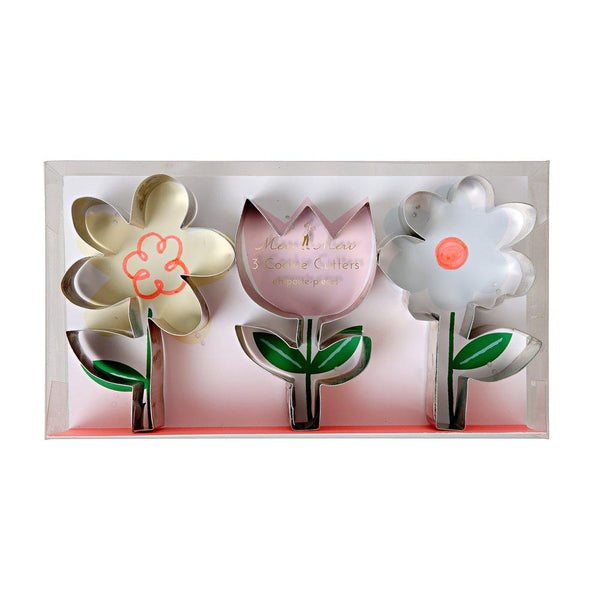 Flower Cookie Cutters (set of 3)