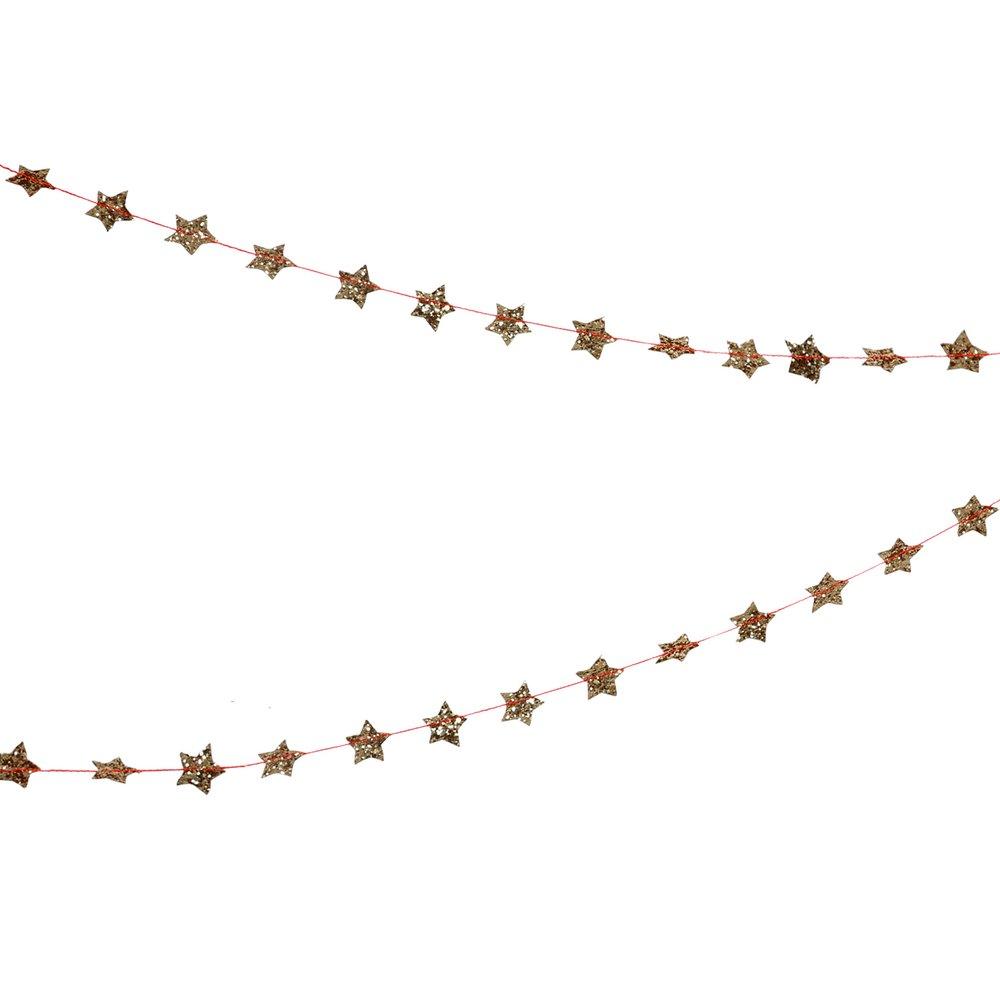 Gold Star Mini Garland