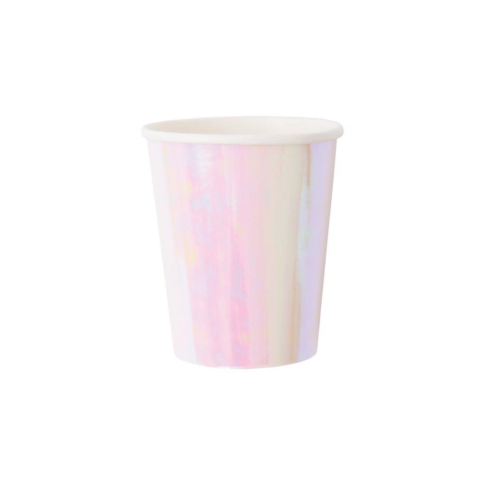 Iridescent Party Cups (set of 8)