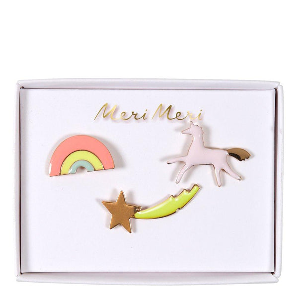 Magical Enamel Lapel Pins (set of 3)