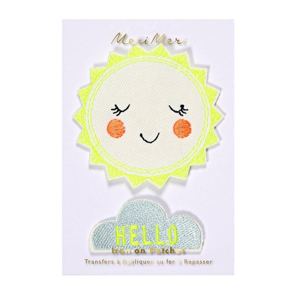 Hello Sunshine Patches (set of 2)