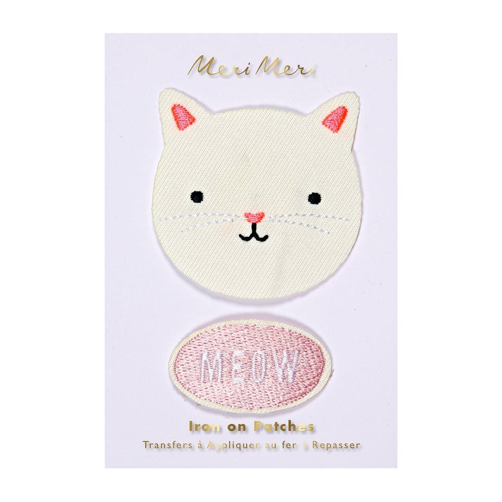 Feline lovers will adore adding a touch of kitty cuteness to their clothes with these brilliant iron-on patches. Featuring a purrfect cat and the word 'Meow