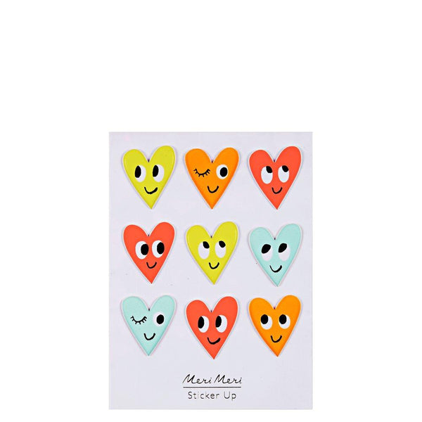 Happy Heart Puffy Stickers