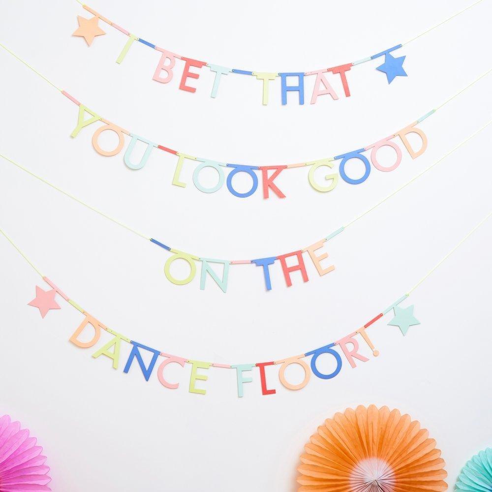 Neon Letter Garland Kit