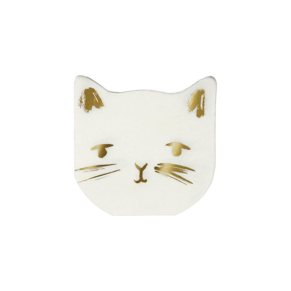 Kitty Cat Napkins (set of 16)