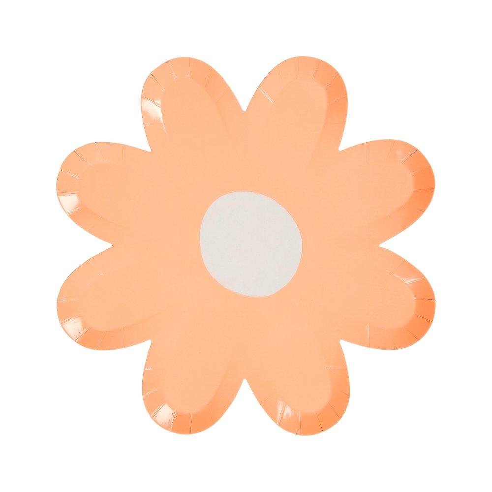 These daisy paper plates come in six colours, with different coloured middle details for a wonderful effect.