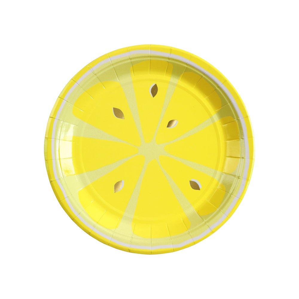 Neon Citrus Small Plates  (set of 8)