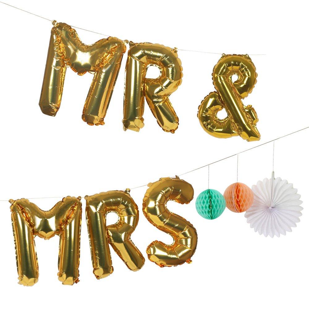 Mr & Mrs Balloon Garland