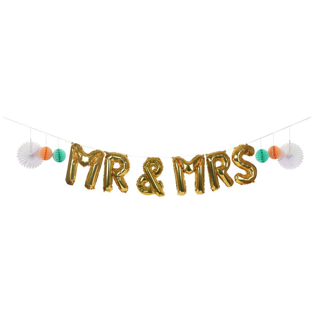 Mr & Mrs Balloon Garland