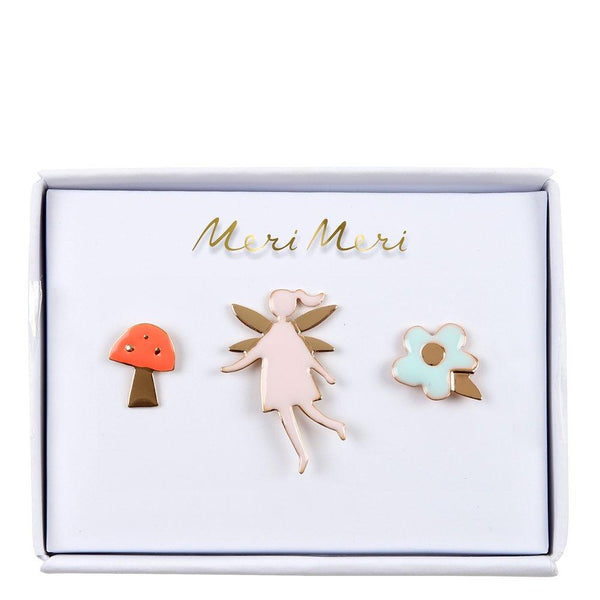 Fairy Enamel Lapel Pins (set of 3)