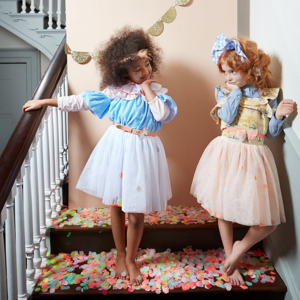 White Sequin Tutu & Headband