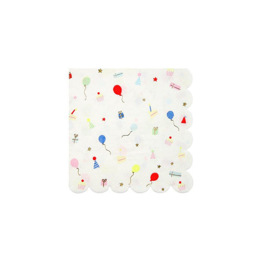 Party Icons Small Napkins (set of 16)