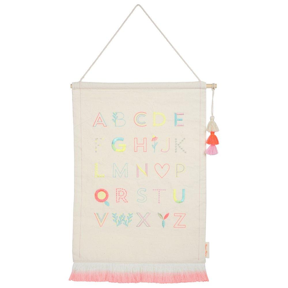 Pink Alphabet Wall Hanging