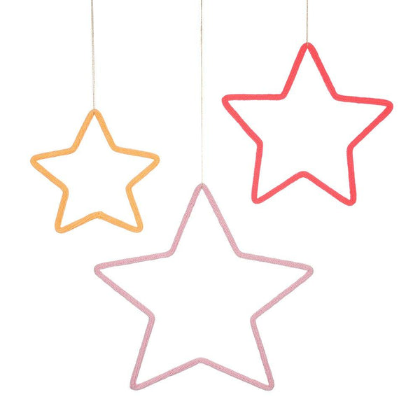 3 Stars Wall Decoration (set of 3)