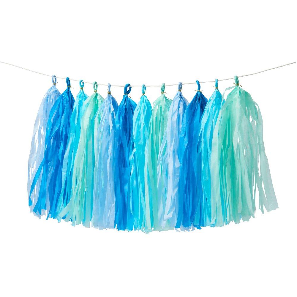 Blue Tassel Garland