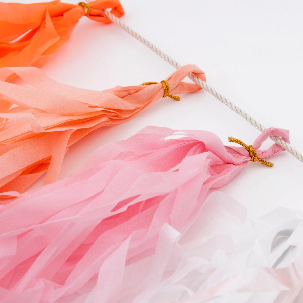 Pink Tassel Garland