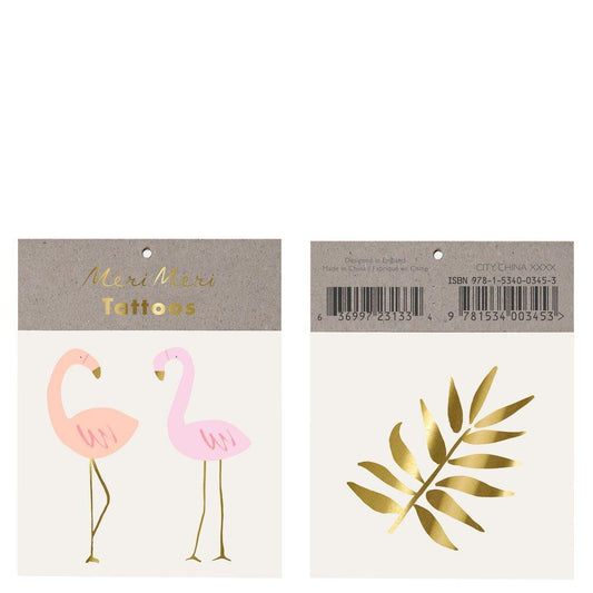 Flamingo Small Tattoos (set of 2 sheets)