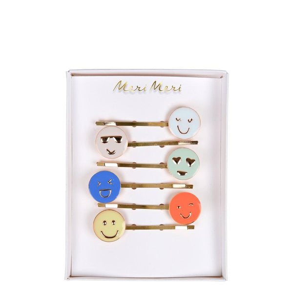 Emoji Enamel Hair Slides