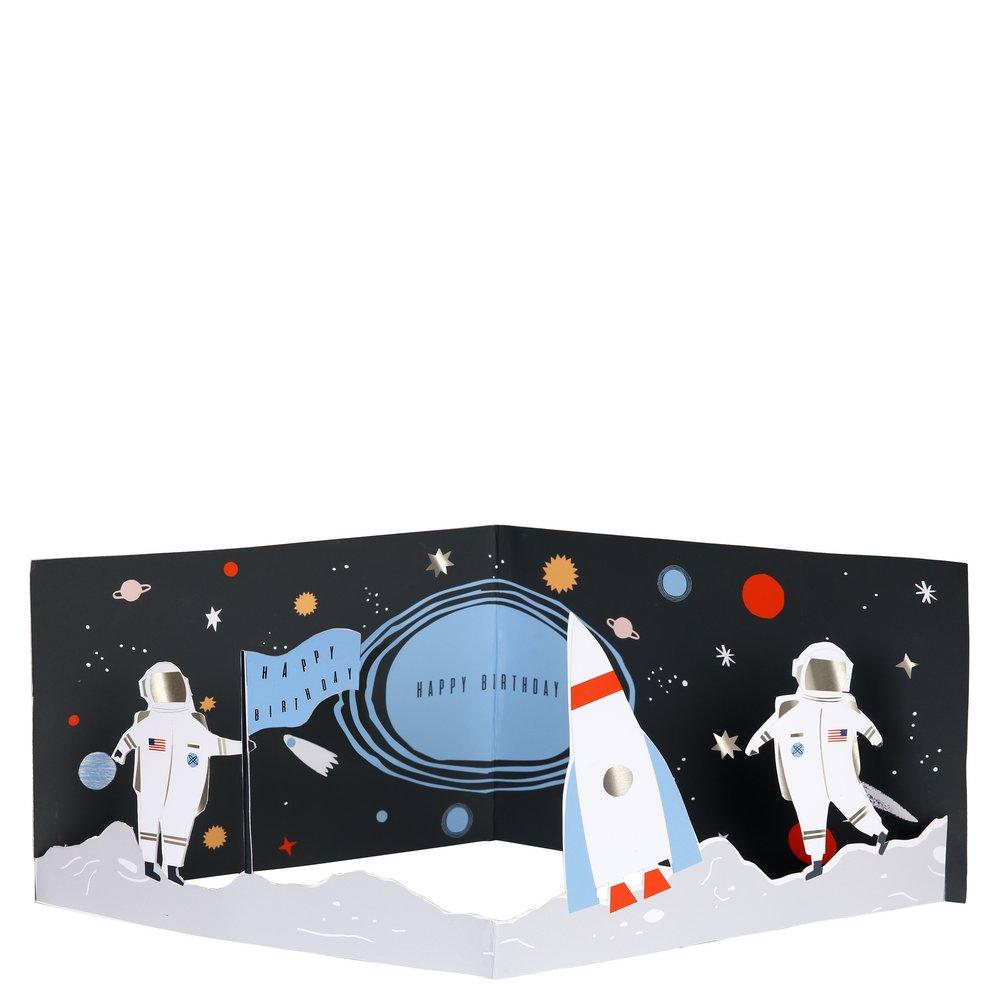 Space 3d Scene Card