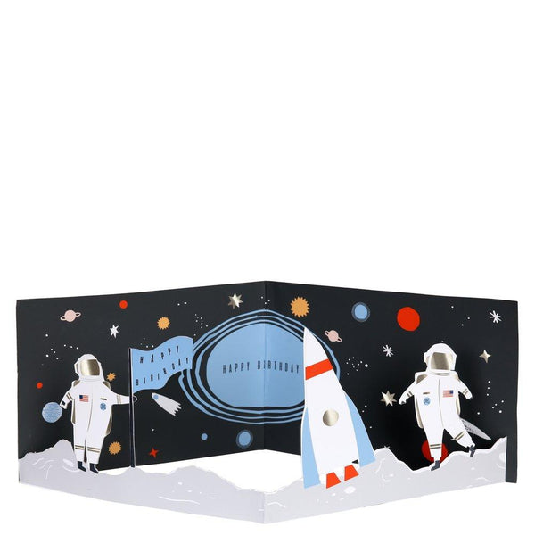 Space 3d Scene Card