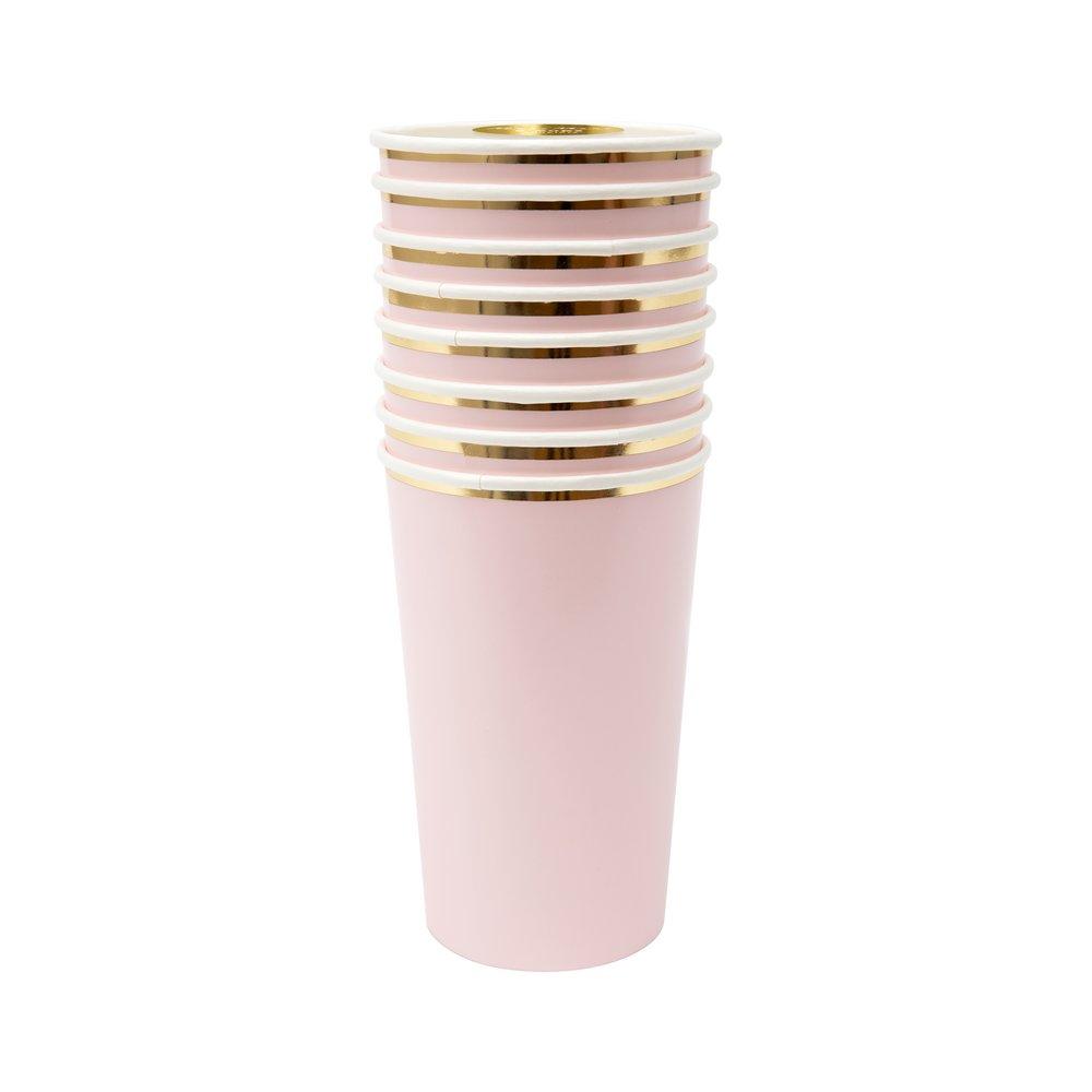 Dusky Pink Highball Cups (set of 8)