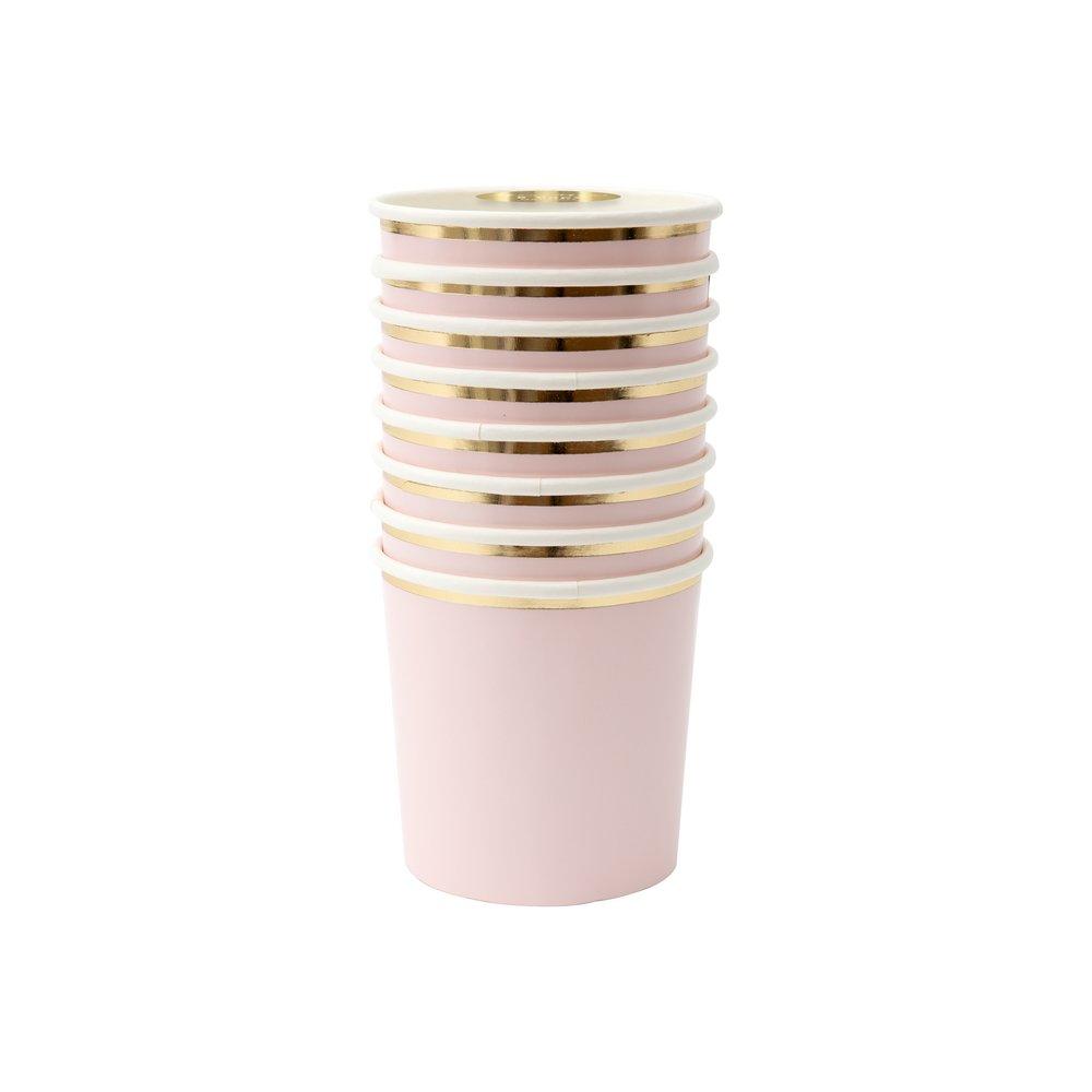 Dusky Pink Tumbler Cups (set of 8)