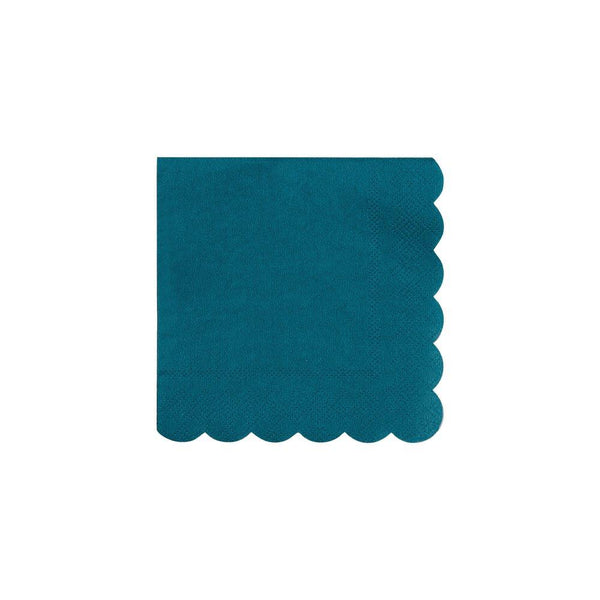 Dark Teal Small Napkins (set of 20)