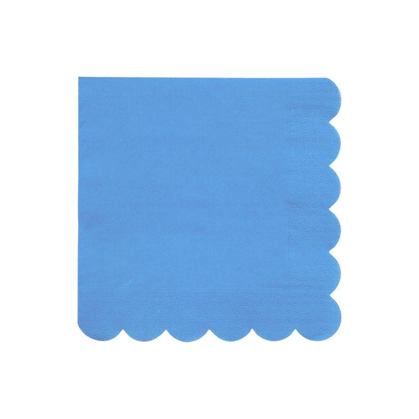 Bright Blue Large Napkins (set of 20)