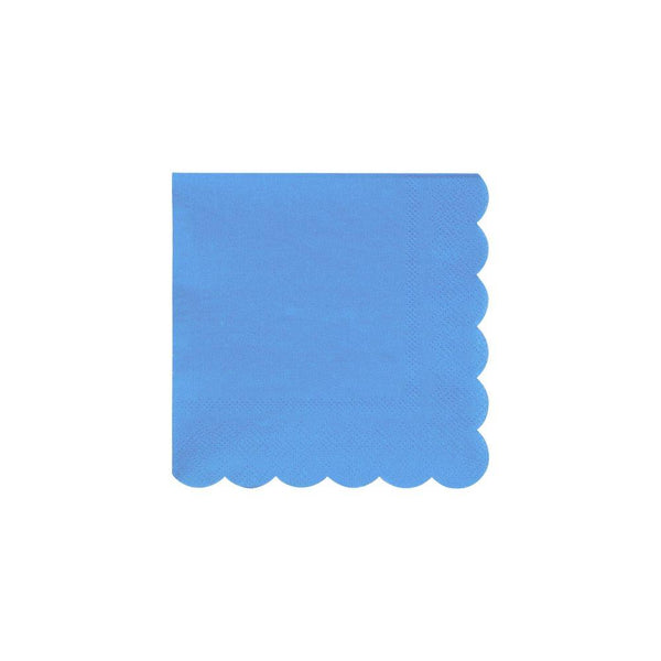 Bright Blue Small Napkins (set of 20)