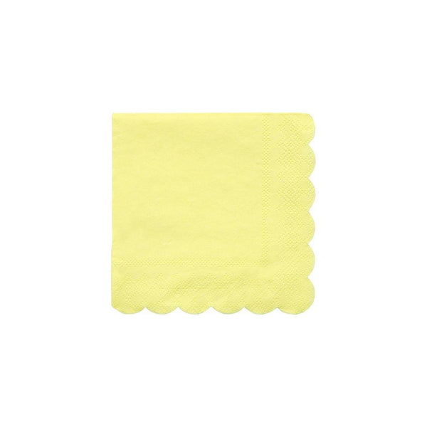 Pale Yellow Small Napkins