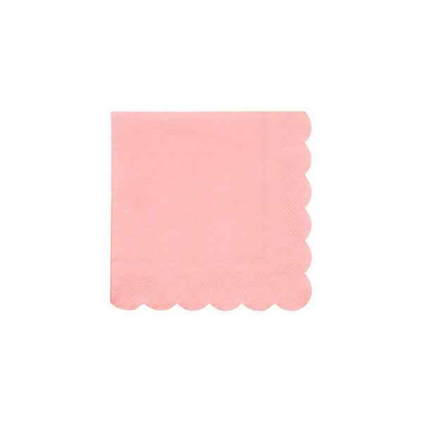 Neon Coral Small Napkins