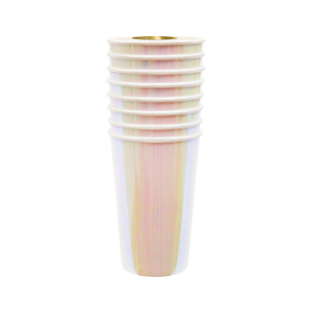 Iridescent Highball Cups (set of 8)