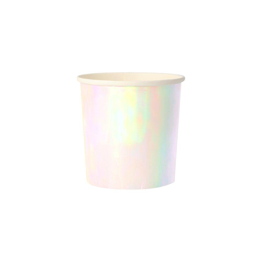 Iridescent Tumbler Cups (set of 8)