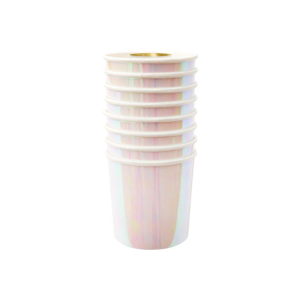 Iridescent Tumbler Cups (set of 8)