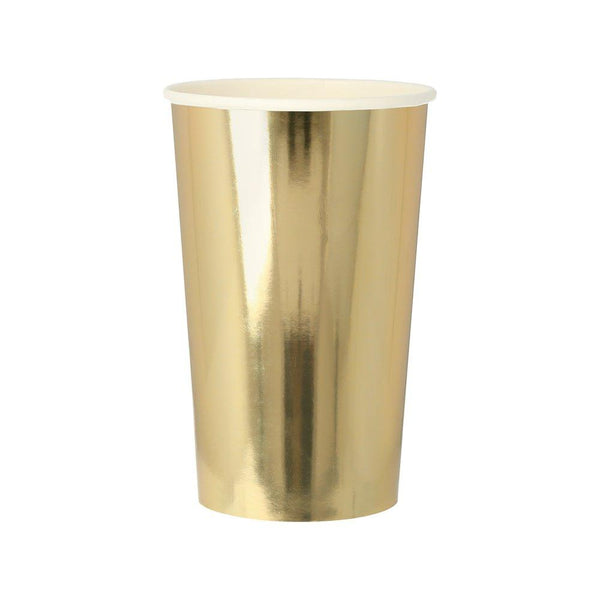 Gold Highball Cups (set of 8)