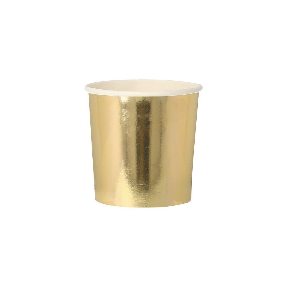 Gold Tumbler Cups (set of 8)