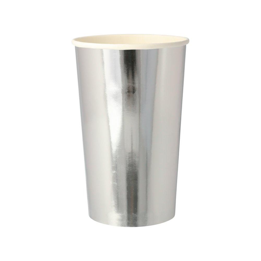 Silver Highball Cups (set of 8)