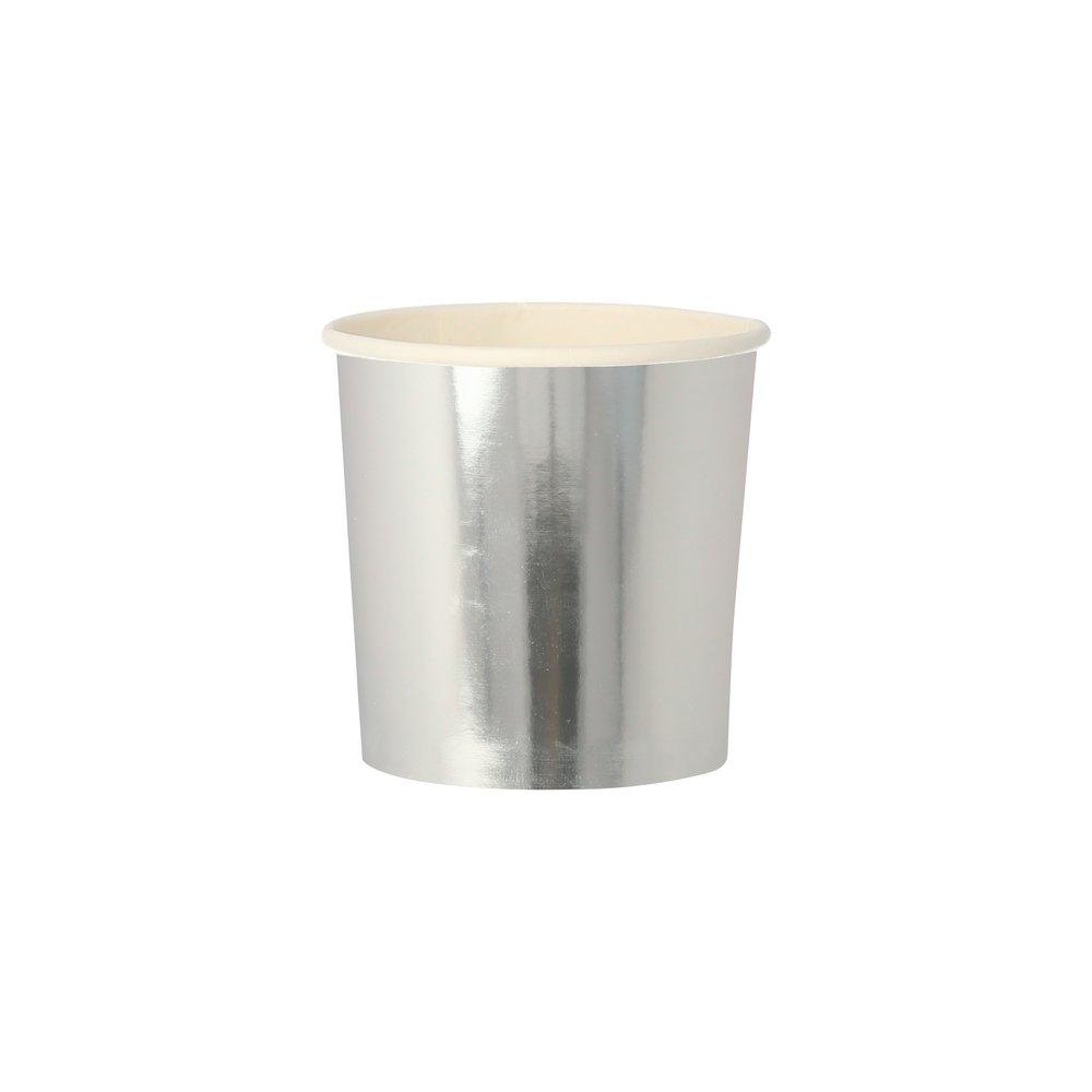 Silver Tumbler Cups (set of 8)