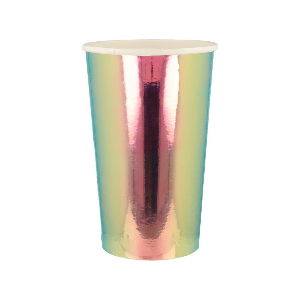 Oil Slick Highball Cups (set of 8)