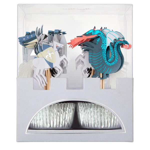 Dragon Knights Cupcake Kit (set of 24 toppers)