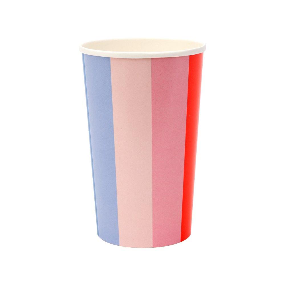 Colour Wheel Highball Cups (set of 12)