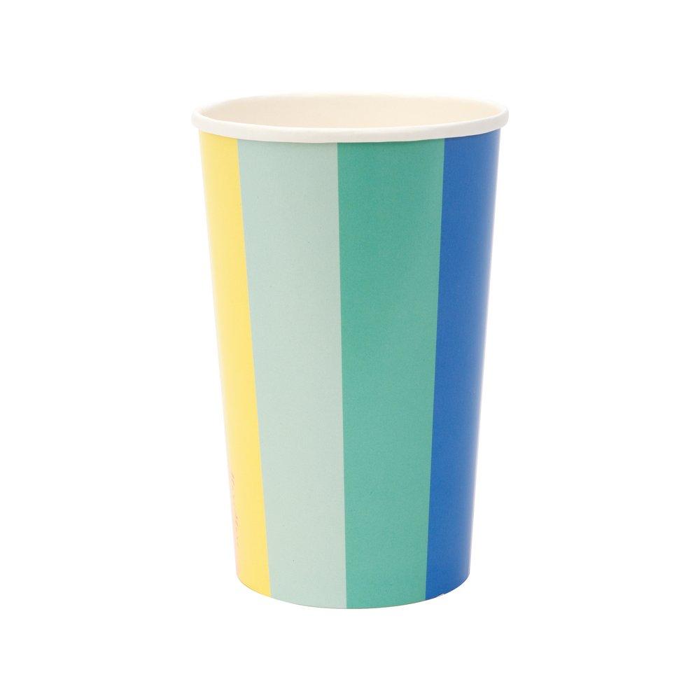 Colour Wheel Highball Cups (set of 12)